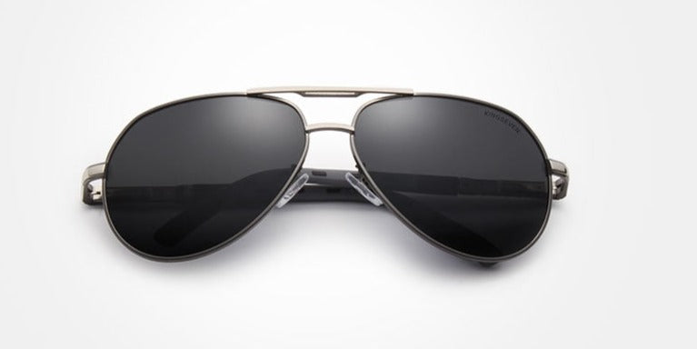 Men's Polarized Aviator ' Jerry Maguire' Metal  Sunglasses