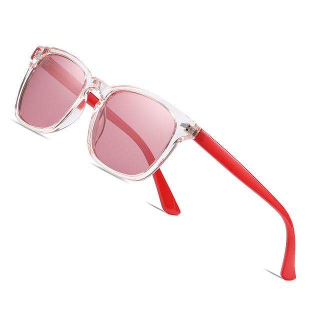 Women's Square Polarized 'Sun's Out' Plastic  Sunglasses