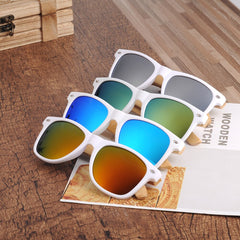 Women's Rectangle  Boracay Summer' Wooden Sunglasses