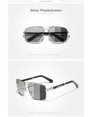 Men's Aviator 'Skyline Swagger' Polarized Alloy Sunglasses