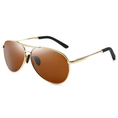 Men's Aviation Polarized 'The Matrix III' Metal Sunglasses