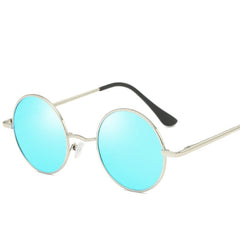 Men's Round Polarized 'Stallion Mind' Metal Sunglasses