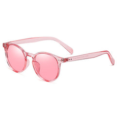 Women's Retro Round 'Hot Mama' Plastic Sunglasses