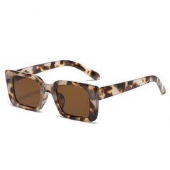 Women's Retro Square 'Jane Beauty In the Jungle' Plastic Sunglasses