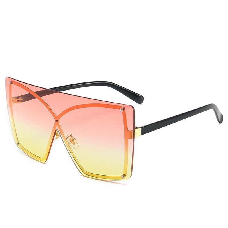 Women's Polarized Rimless 'Stingray Women's' Plastic Sunglasses