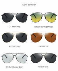 Men's Aviation Polarized 'The Matrix III' Metal Sunglasses