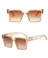 Women's Vintage Square 'Coraline' Plastic Sunglasses