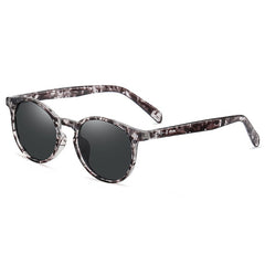 Women's Retro Round 'Hot Mama' Plastic Sunglasses