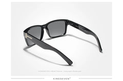 Men's Square Plastic 'Wave Rider Vibes' Polarized Sunglasses