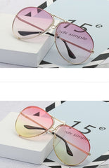 Women's Oversized 'Scoutwire' Metal Sunglasses