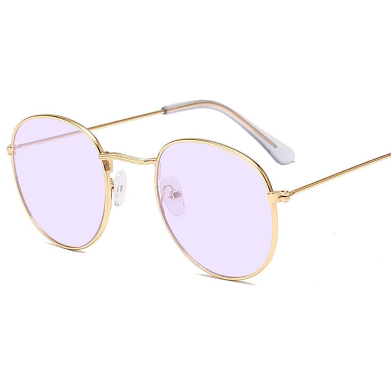 Women's Round 'Sally Night' Metal Sunglasses