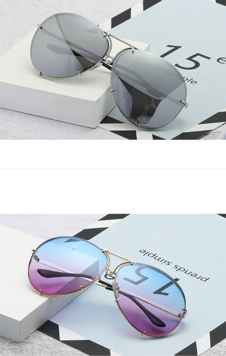 Women's Oversized 'Scoutwire' Metal Sunglasses