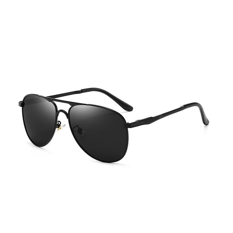 Men's Polarized Pilot 'Madison Met' Metal Sunglasses