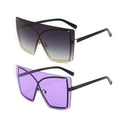 Women's Polarized Rimless 'Stingray Women's' Plastic Sunglasses