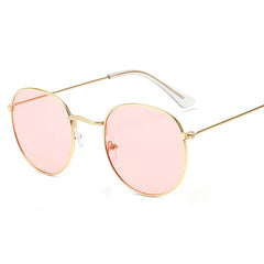 Women's Round 'Sally Night' Metal Sunglasses