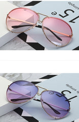 Women's Oversized 'Scoutwire' Metal Sunglasses