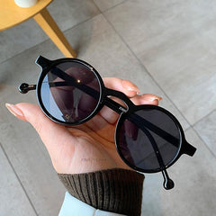 Women's Retro Round 'Cool Frozen' Plastic Sunglasses