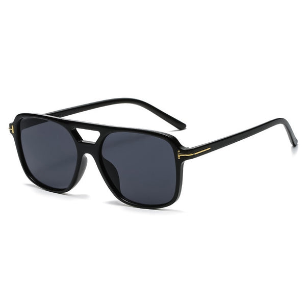 Women's Oversized Vintage Square 'Emen Fit' Plastic Sunglasses