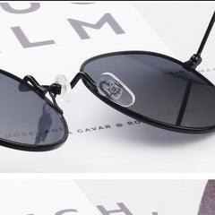 Women's Round 'Sally Night' Metal Sunglasses