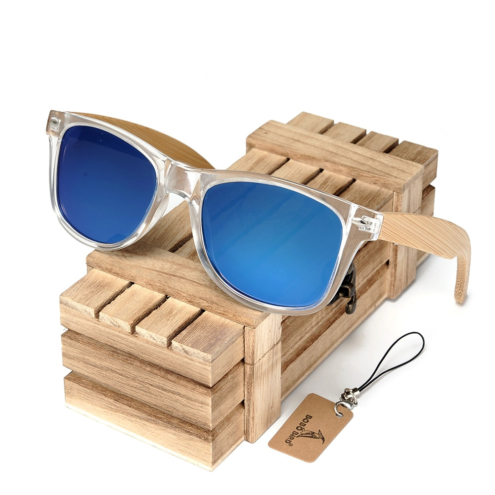 Women's Rectangle  Boracay Summer' Wooden Sunglasses