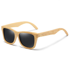 Men's Classy Oval 'Holly Blizzard' Wooden Sunglasses