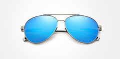 Men's Pilot Polarized 'Boss Jet' Metal Sunglasses