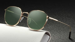 Women's Vintage Oval 'Pinky Babe' Metal Sunglasses