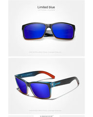 Men's Square Plastic 'Wave Rider Vibes' Polarized Sunglasses