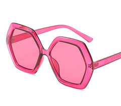 Women's Retro  Hexagon 'The Stylish' Oversize Sunglasses