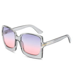 Women's Oversized Square 'Cortney Faith' Plastic Sunglasses