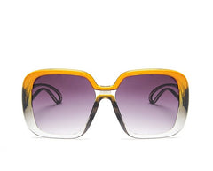 Women's Oversized Square 'Daiki Yuki' Plastic Sunglasses