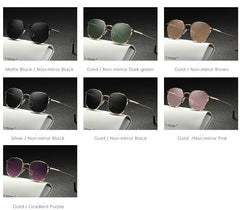 Women's Vintage Oval 'Pinky Babe' Metal Sunglasses