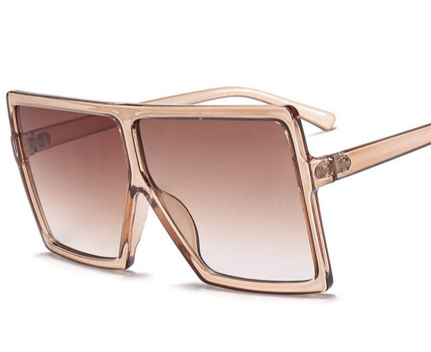 Women's Big Frame Oversized 'Sun Deemers' Square Sunglasses