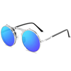 Men's Vintage  Round Metal 'Scout Drive' Metal Sunglasses