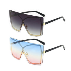 Women's Polarized Rimless 'Stingray Women's' Plastic Sunglasses