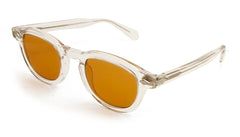 Men's Round Transparent 'The Wide' Plastic Sunglasses