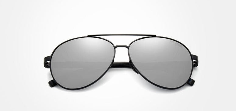 Men's Pilot Polarized 'Boss Jet' Metal Sunglasses