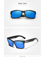 Men's Square Plastic 'Wave Rider Vibes' Polarized Sunglasses