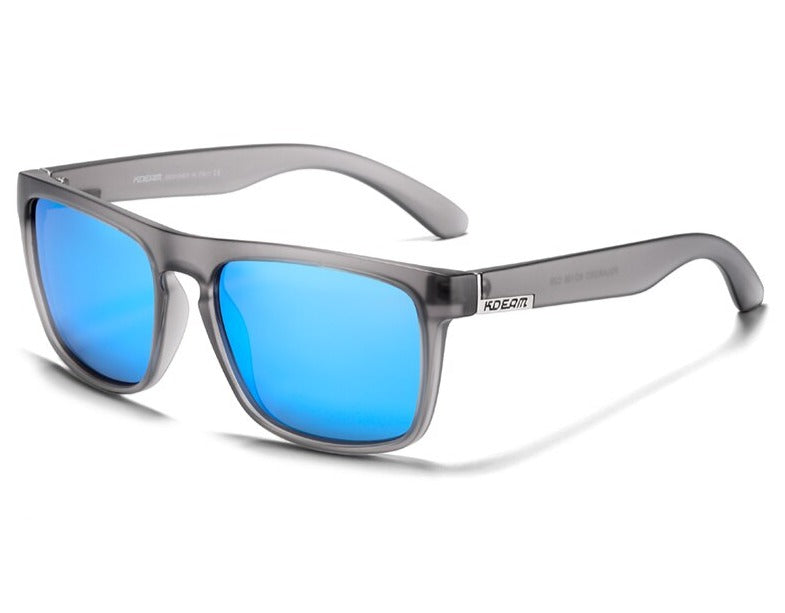 Men's Square Polarized 'Cycopath Volt' Plastic Sunglasses
