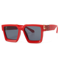 Men's  Retro Square 'Mr. T 101'  Plastic Sunglasses