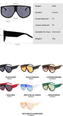 Women's Retro 'Sun Fun' Oval Sunglasses