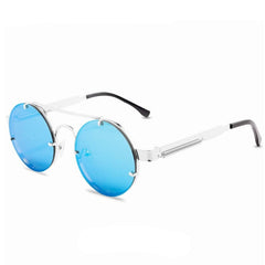 Men's Vintage Round 'Avalanche' Metal Sunglasses