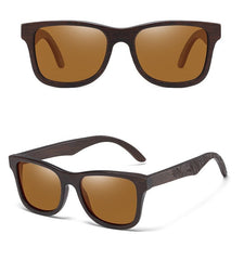 Women's Pilot 'Flight 1009 High' Wooden Bamboo Sunglasses