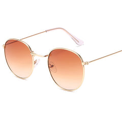 Women's Round 'Sally Night' Metal Sunglasses