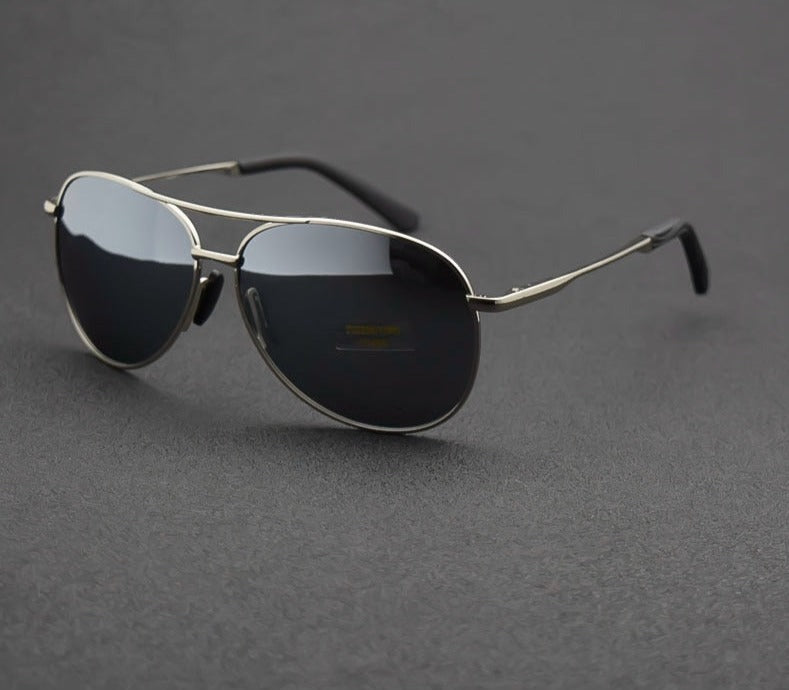 Men's Polarized  Pilot 'Brum Way' Metal Sunglasses