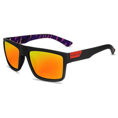 Men's  Polarized Square 'Stallion' Plastic Sunglasses