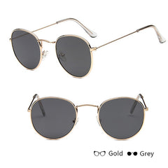 Women's Round 'Sally Night' Metal Sunglasses