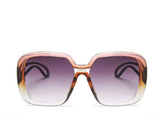 Women's Oversized Square 'Daiki Yuki' Plastic Sunglasses