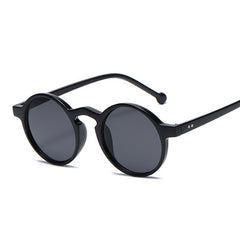 Women's Retro Round 'Morning Tracer'  Plastic Sunglasses