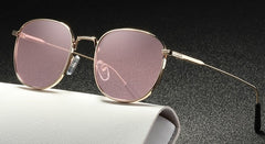 Women's Vintage Oval 'Pinky Babe' Metal Sunglasses